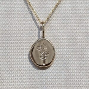 Birth Flower Pendant