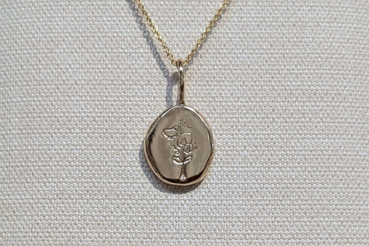 Birth Flower Pendant